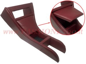 mobiletto portaradio fintapelle bordeaux Fiat 500