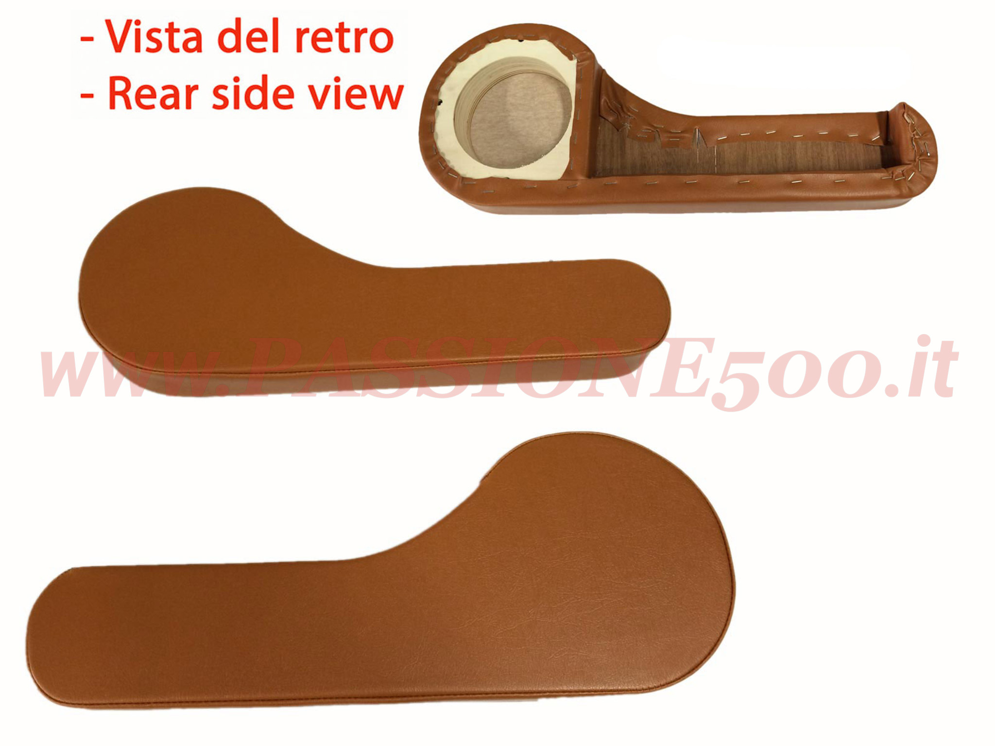 tasca stereo pannello porta colore ocra