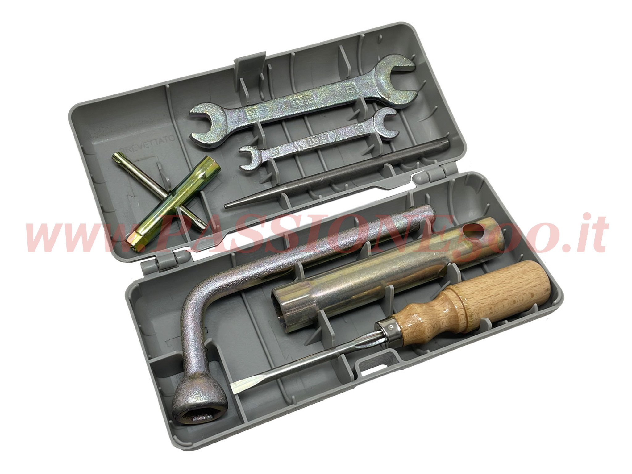 scatola porta attrezzi completa Fiat 500