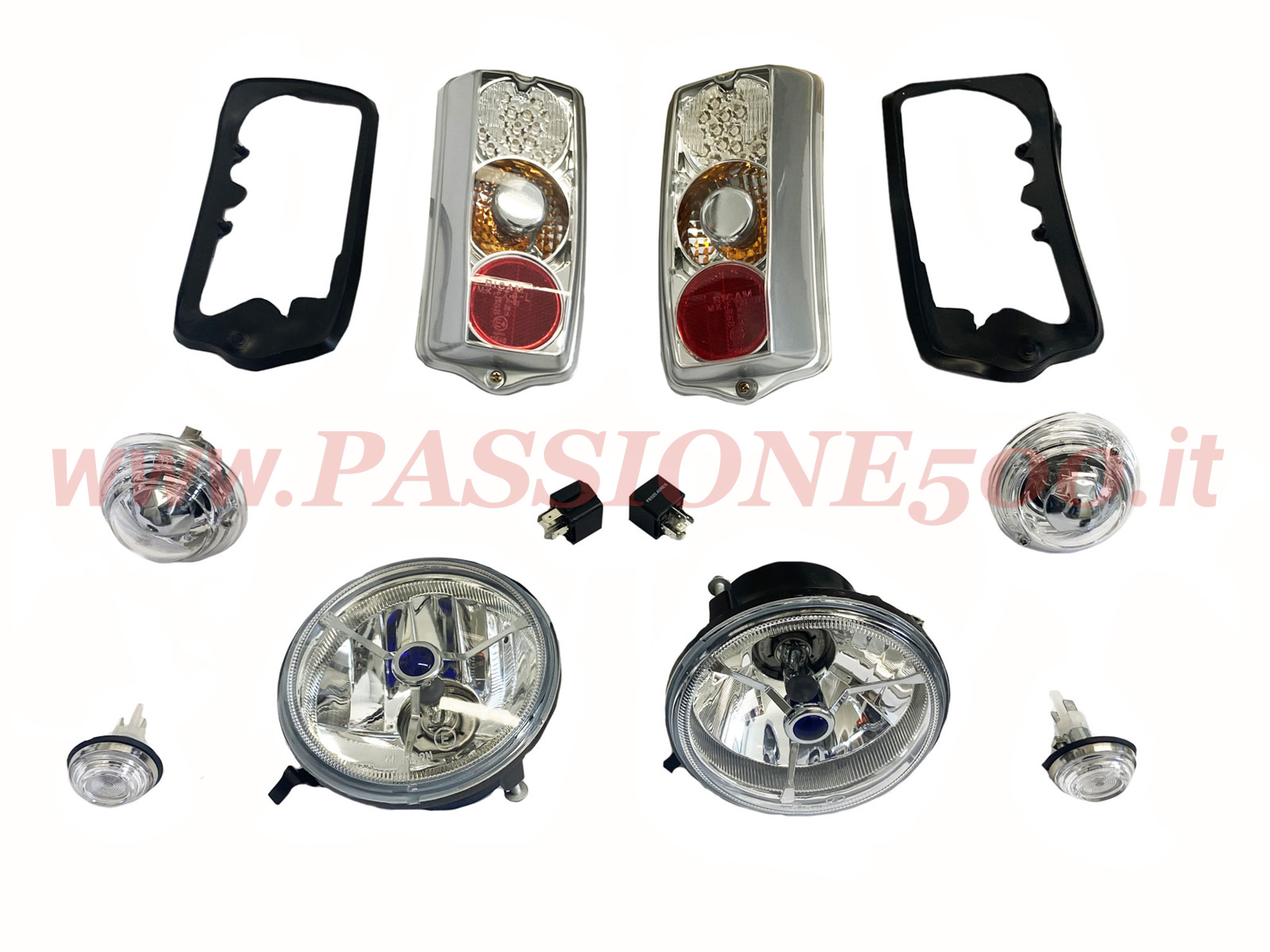 kit fanaleria sportivo led Fiat 500