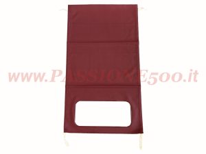 telo bordeaux capote lunga Fiat 500 N D