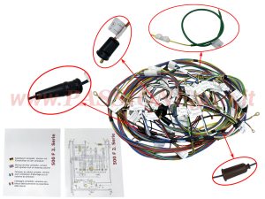 cablaggio impianto elettrico Fiat 500 F 2