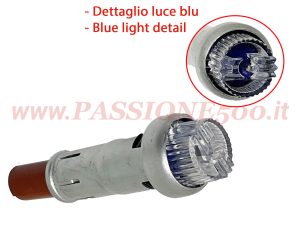 spia cruscotto blu Fiat 500