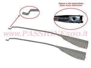 coppia bracci tergicristalli Fiat 500 N