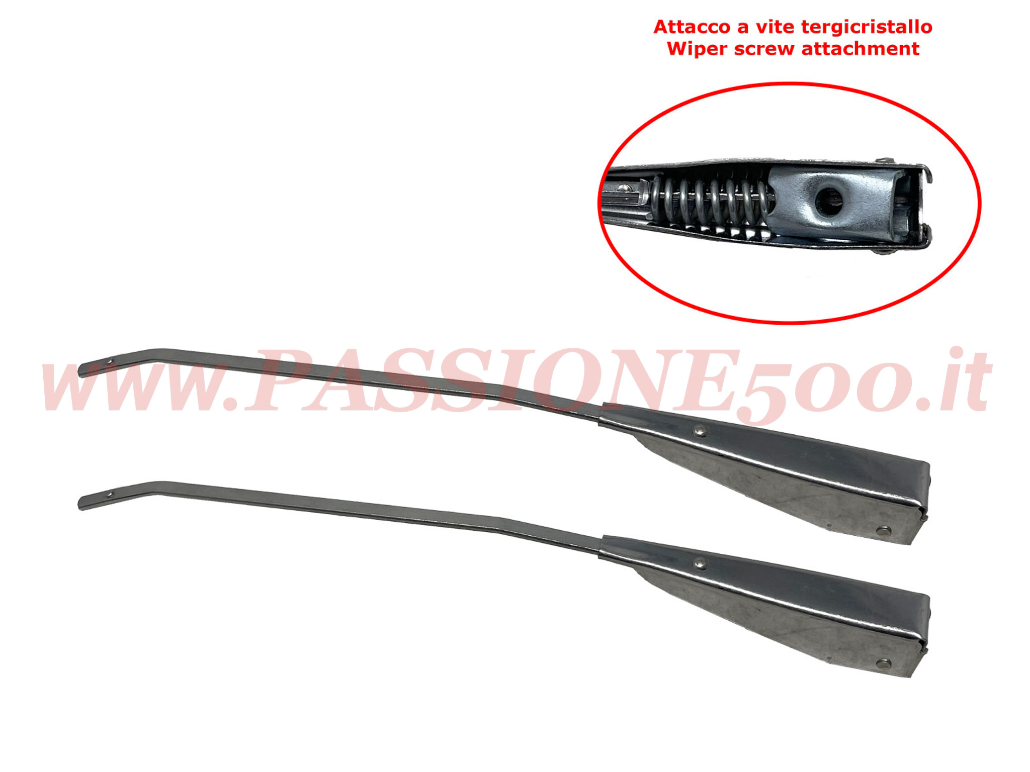 coppia bracci tergicristalli Fiat 500 D F Giardiniera