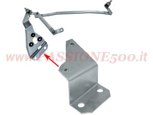 piastra meccanismo tergicristallo Fiat 500 D F