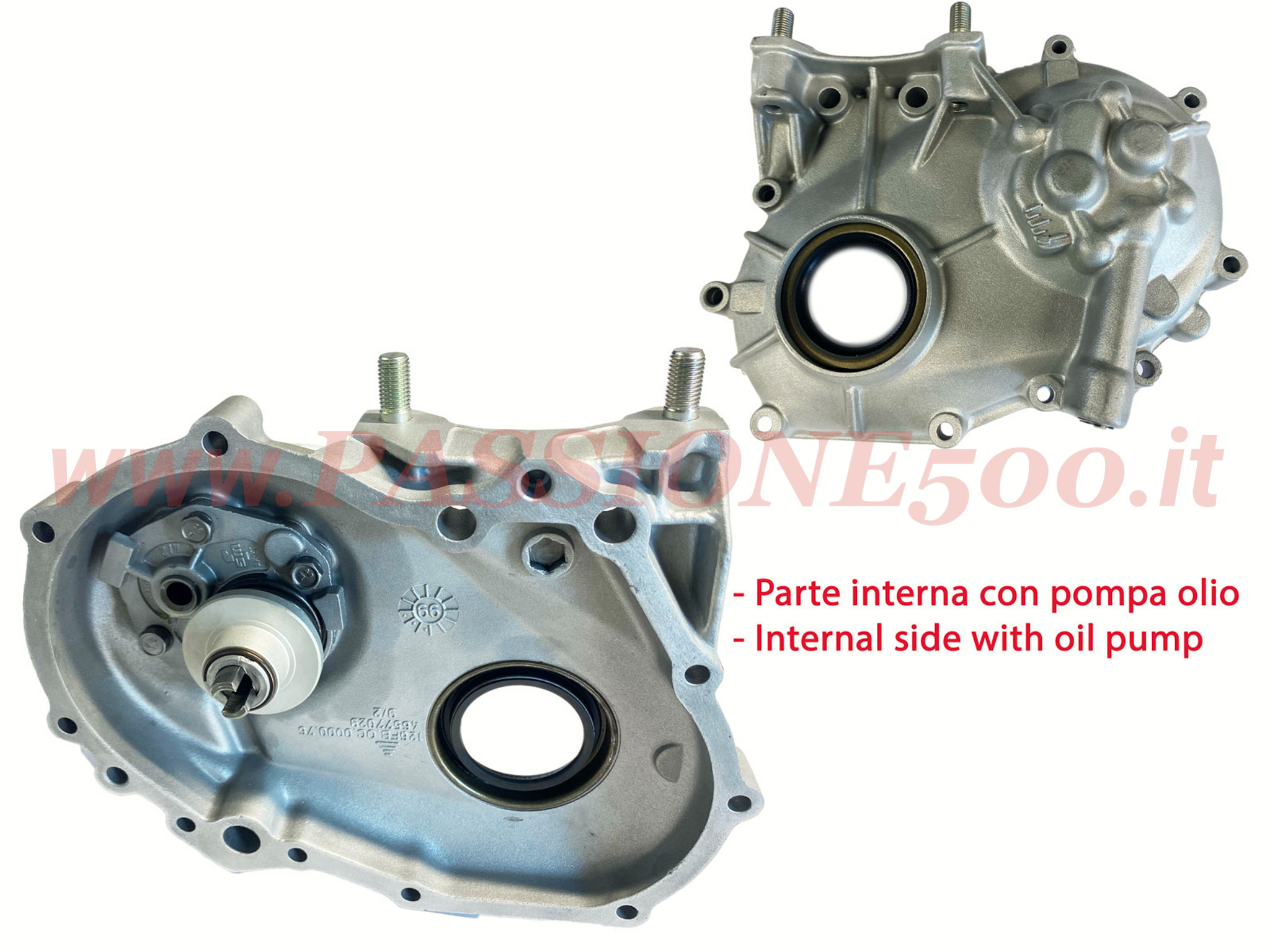 coperchio distribuzione pompa olio Fiat 126