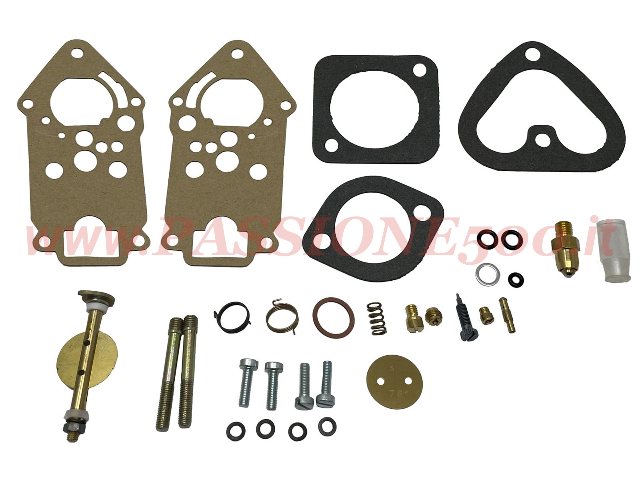 kit revisione carburatore Weber 28IMB Fiat 500
