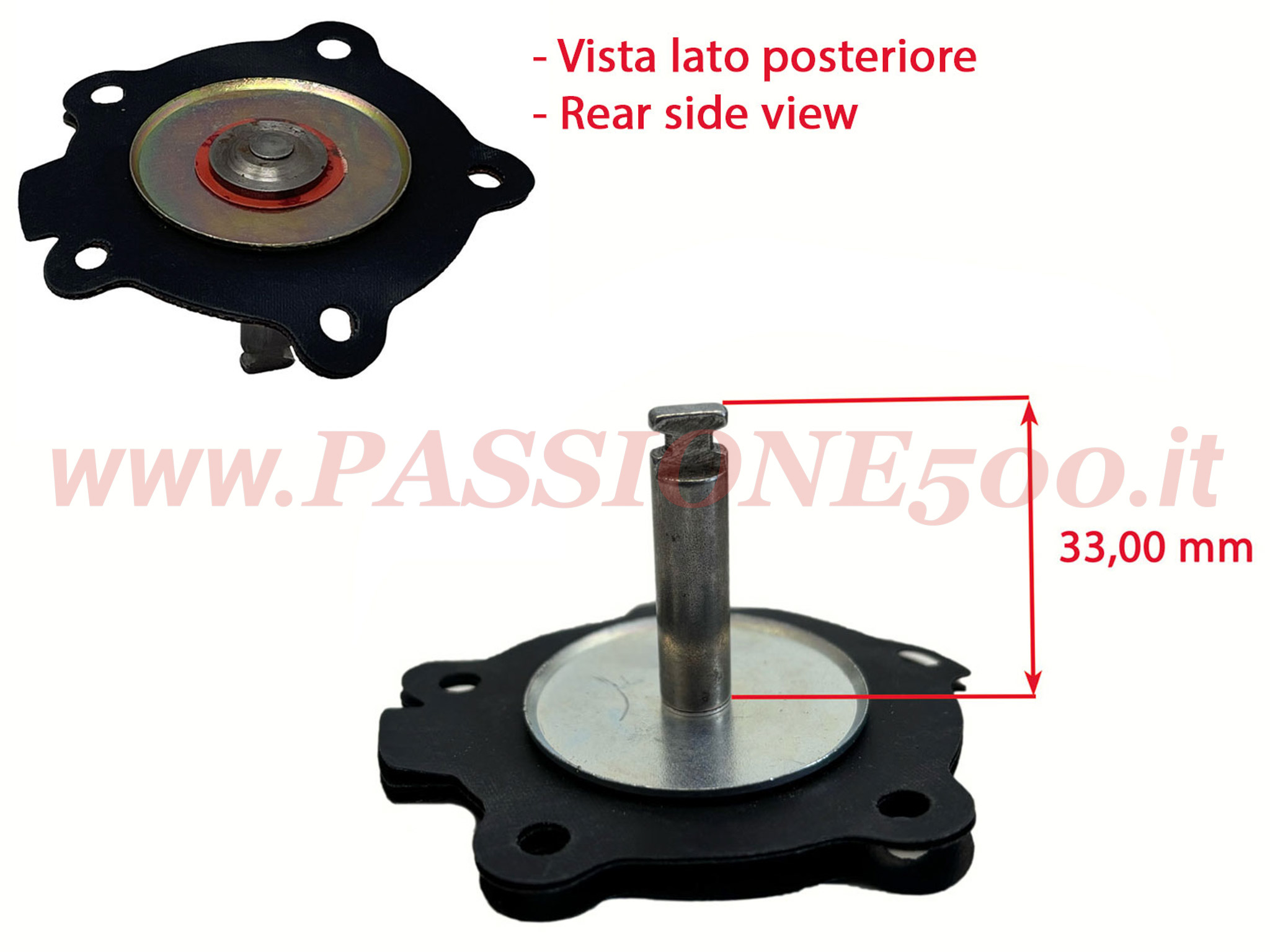 membrana pompa benzina 33 Fiat 500