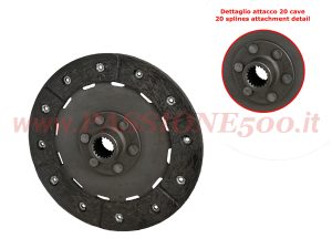 disco frizione 20 cave Fiat 500 D