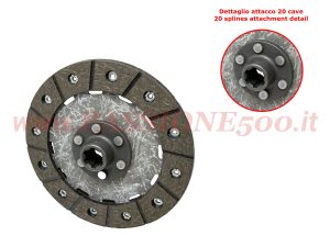 disco frizione 6 cave Fiat 500 N D