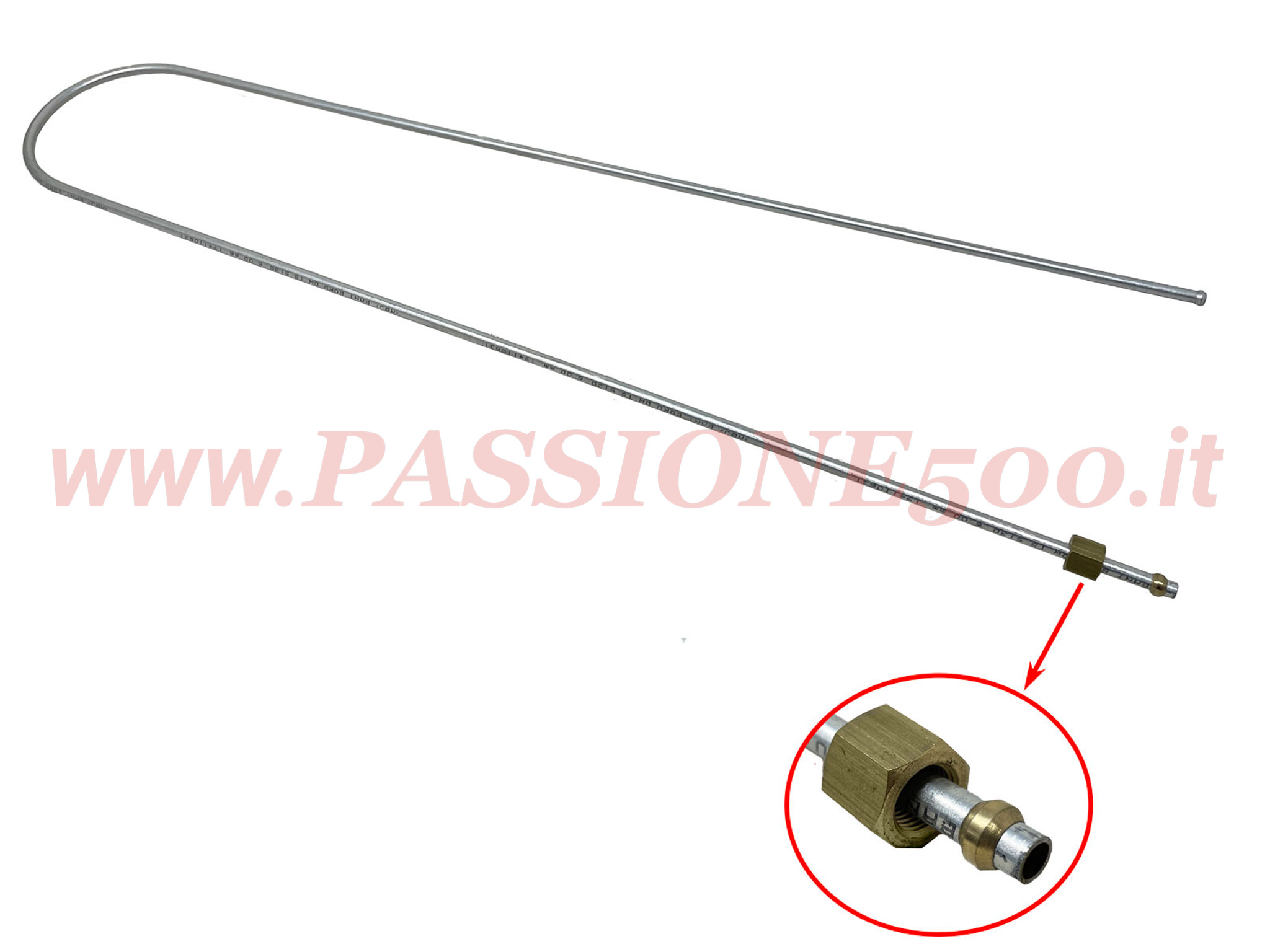 tubo benzina metallico Fiat 500 N D
