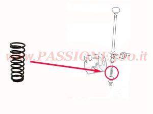 molla inferiore asta cambio Fiat 500 F L