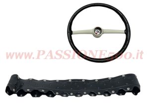 copri volante nero Fiat 500