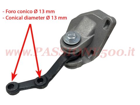 supporto rinvio sterzo completo Fiat 500 F L R