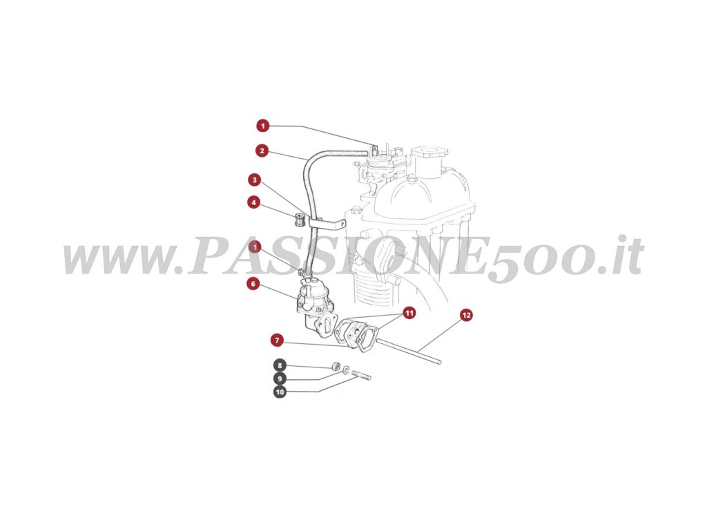 ESPLOSO 8M – Pompa benzina FIAT 500L