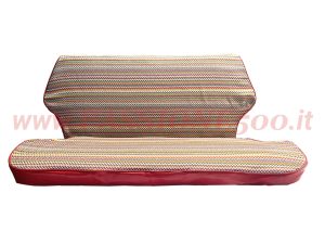 fodere coprisedili posteriori rossi Fiat 500