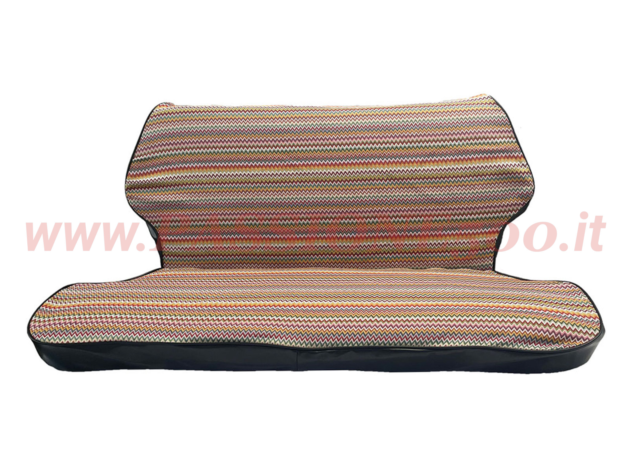 fodere coprisedili posteriori neri Fiat 500