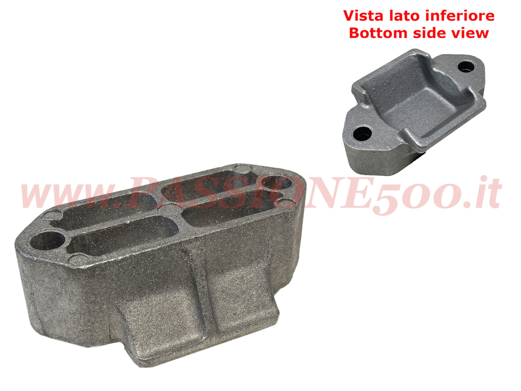 supporto alluminio balestra Fiat 500 R