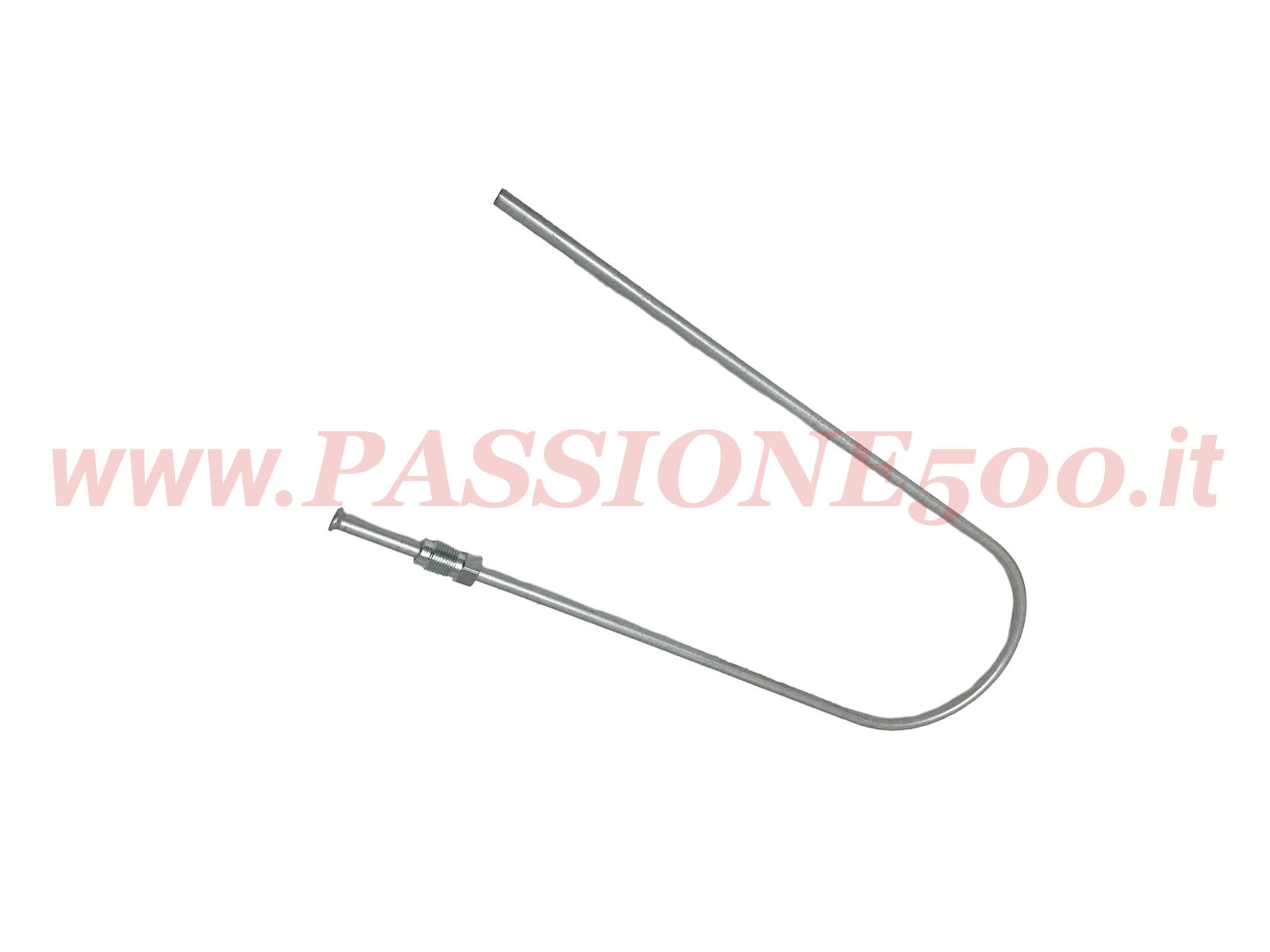 tubo freno metallo vaschetta pompa freno Fiat 500 D fino a telaio 244292