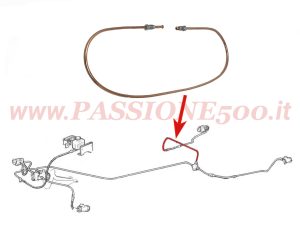 tubo raccordo flessibile posteriore destro Fiat 500 F L R
