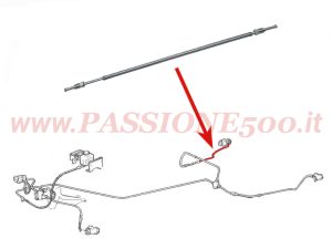 tubo flessibile cilindretto posteriore destro Fiat 500 F L R