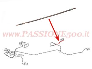 tubo flessibile cilindretto posteriore destro Fiat 500 F L R