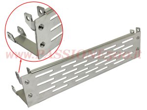 griglia alzacofano posteriore senza logo Fiat 500