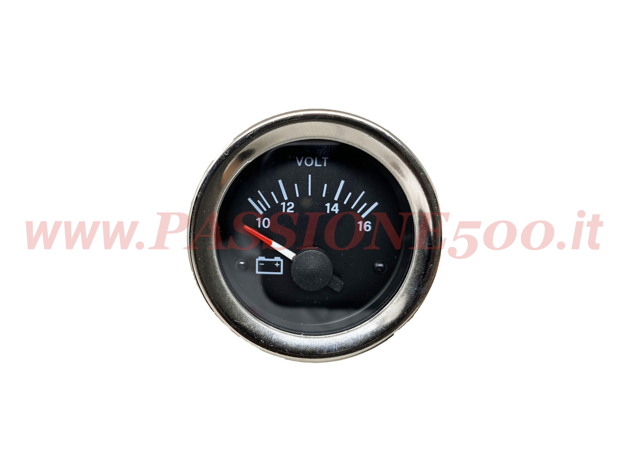 strumento voltmetro nero Fiat 500