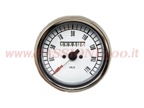 strumento contachilometri bianco Fiat 500