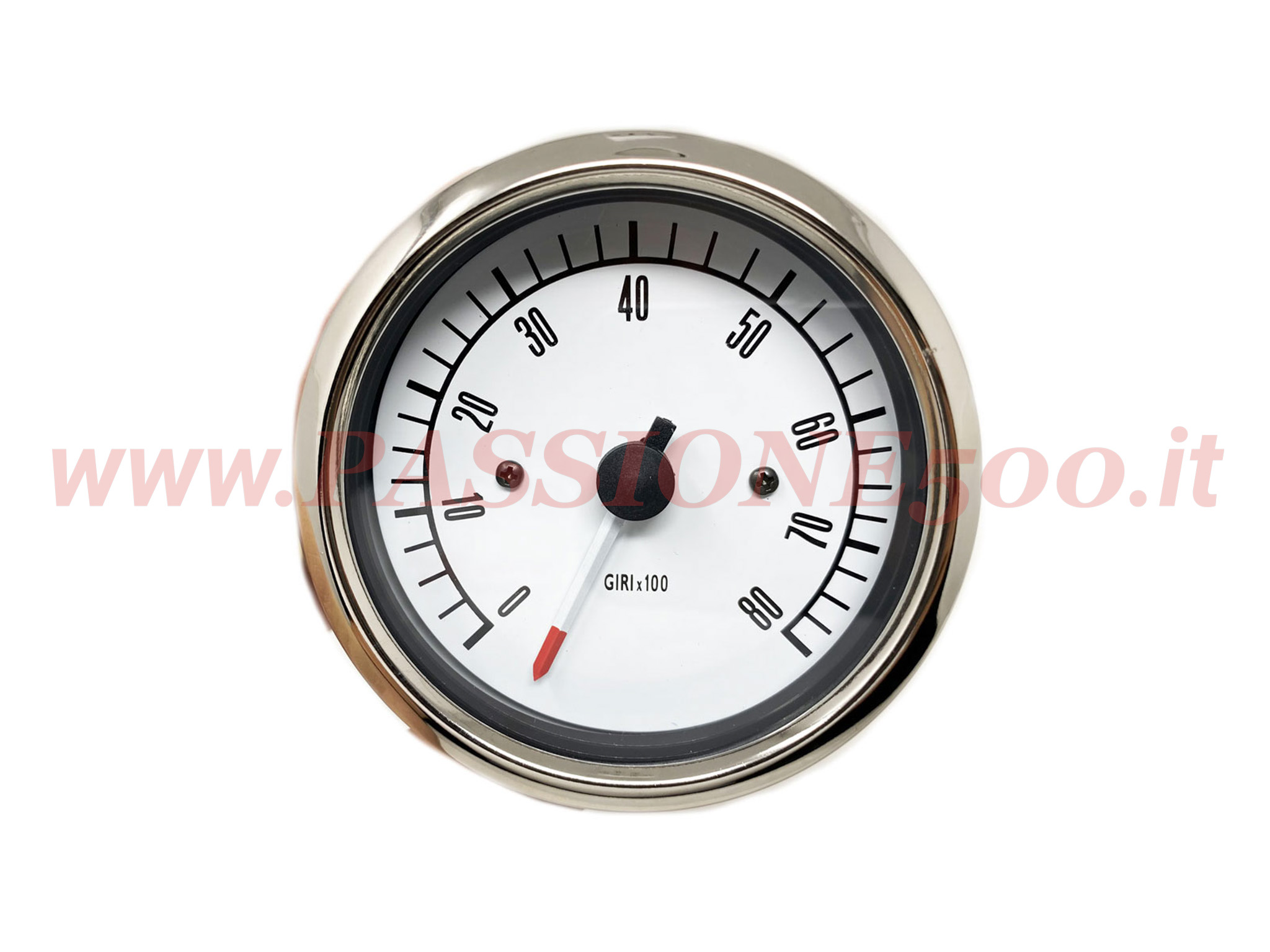 strumento contagiri bianco Fiat 500