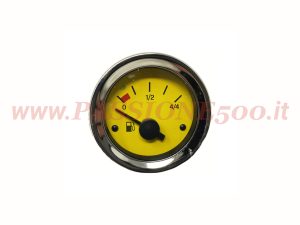 strumento indicatore benzina giallo Fiat 500