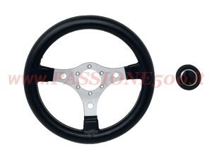 volante sportivo nero 32 cm Fiat 500