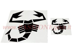 adesivi abarth nero Fiat 500