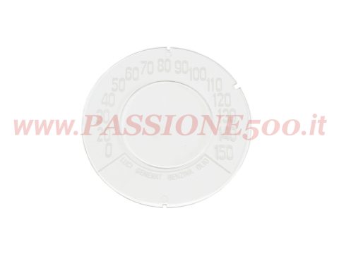 vetrino contachilometri scala maggiorata 150 km/h fiat 500