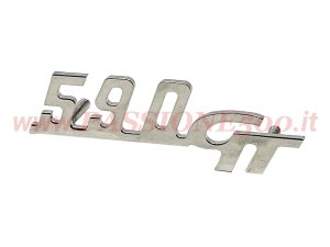 Fregio scritta giannini 590 gt cofano motore Fiat 500