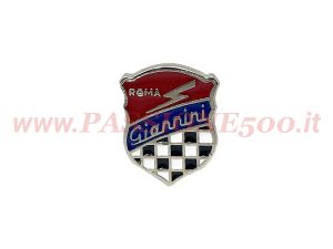 Fregio scudetto giannini 2 x 2,6 cm Fiat 500