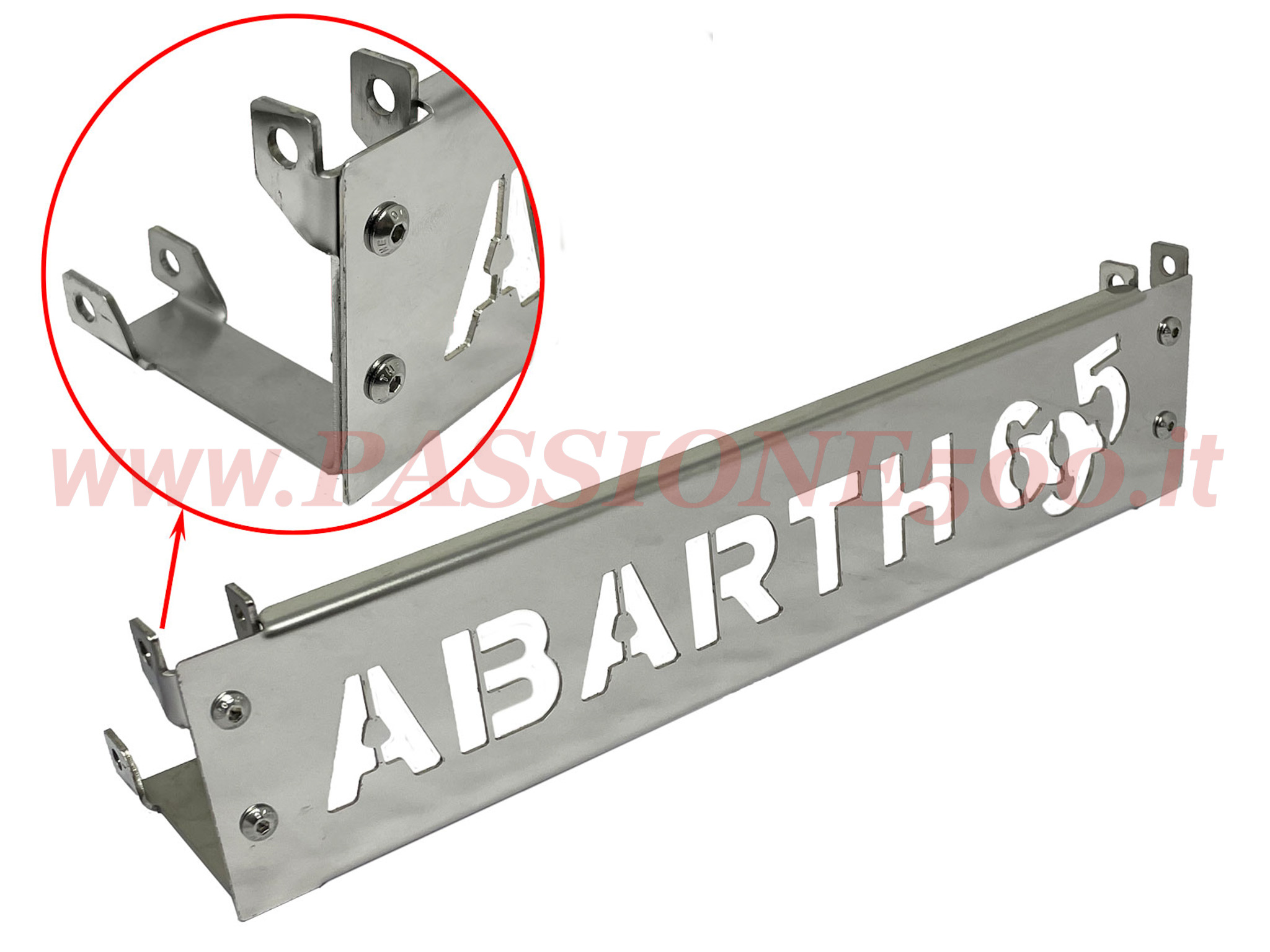 griglia alzacofano abarth 695 Fiat 500