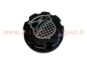 tappo benzina alluminio nero Giannini Fiat 500