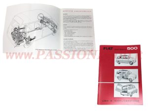 libretto uso e manutenzione Fiat 500 Giardiniera