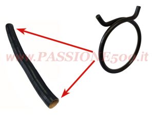 molletta fissaggio tubazioni aria cofano Fiat 500 N
