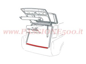guarnizione base portellone Autobianchi Bianchina Panoramica