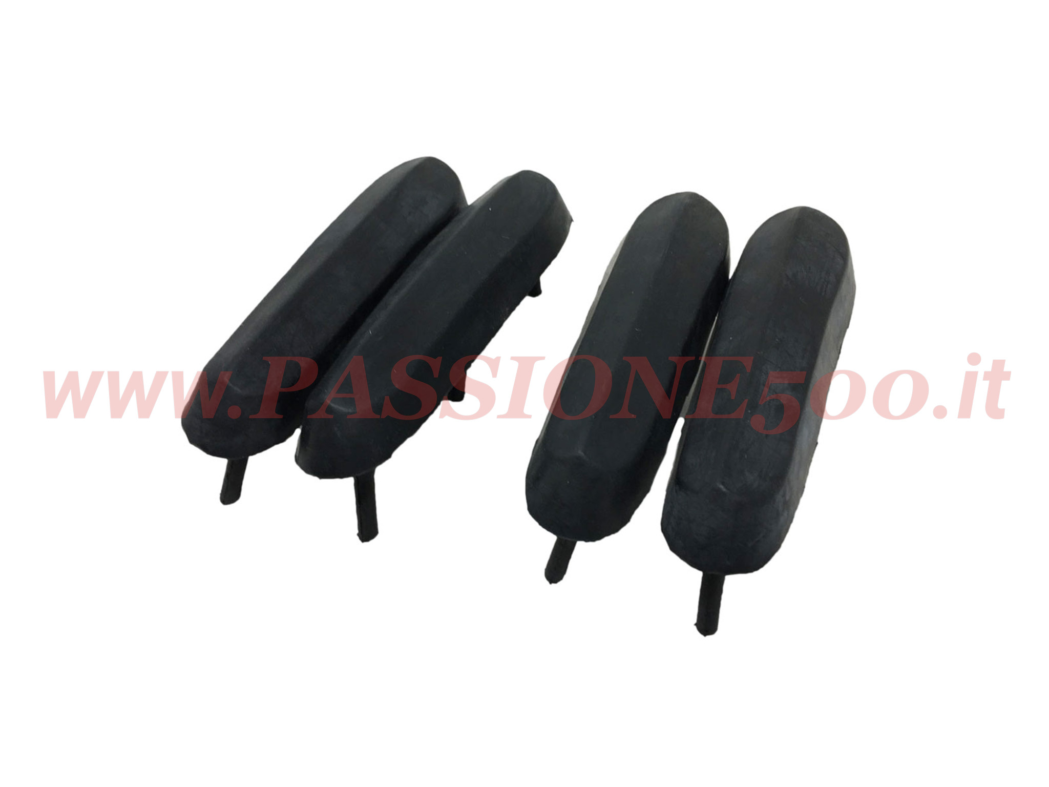 kit tamponi gomma nera paraurti Autobianchi Bianchina