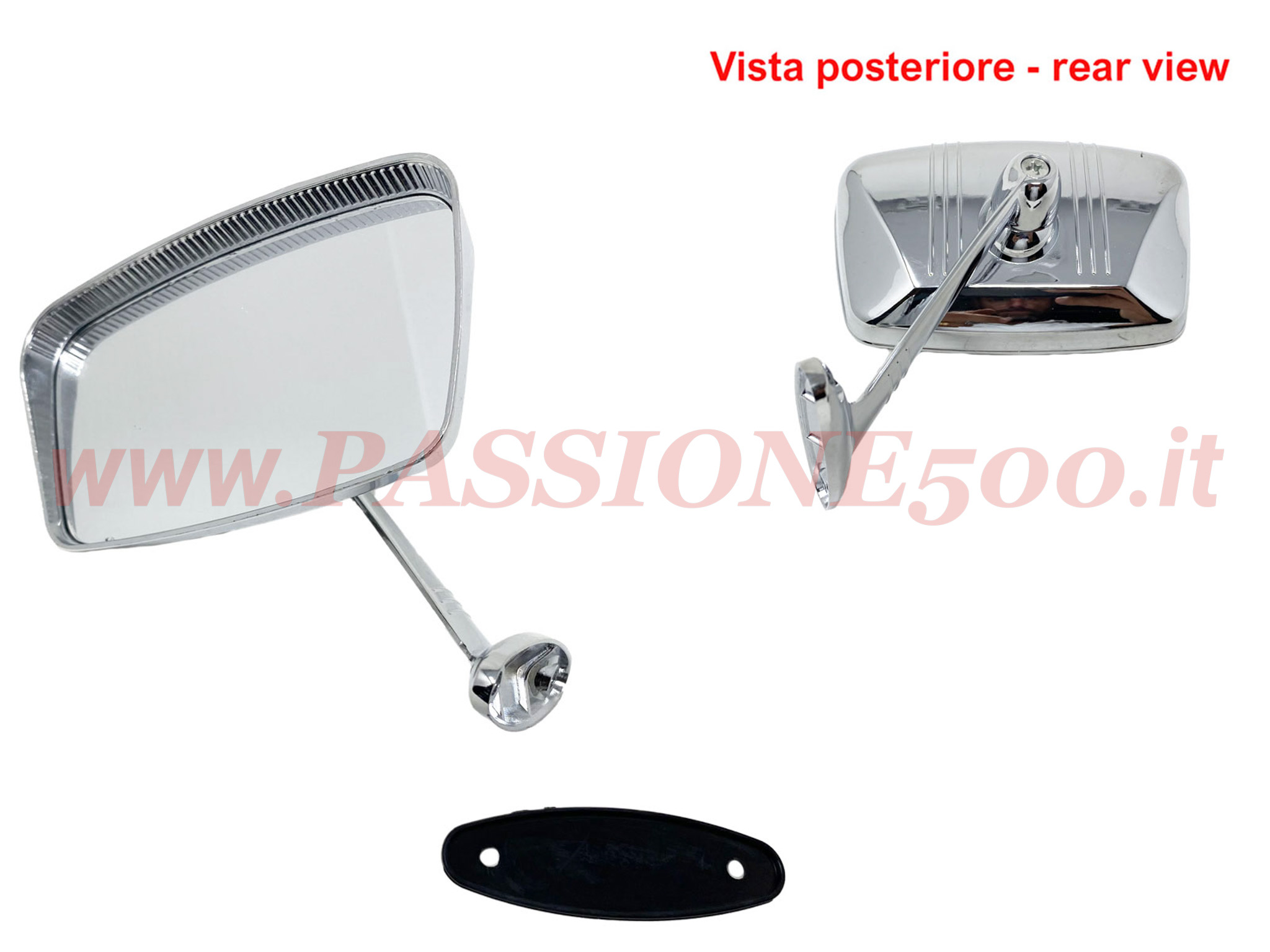 specchio sinistro cromato autobianchi bianchina cabriolet