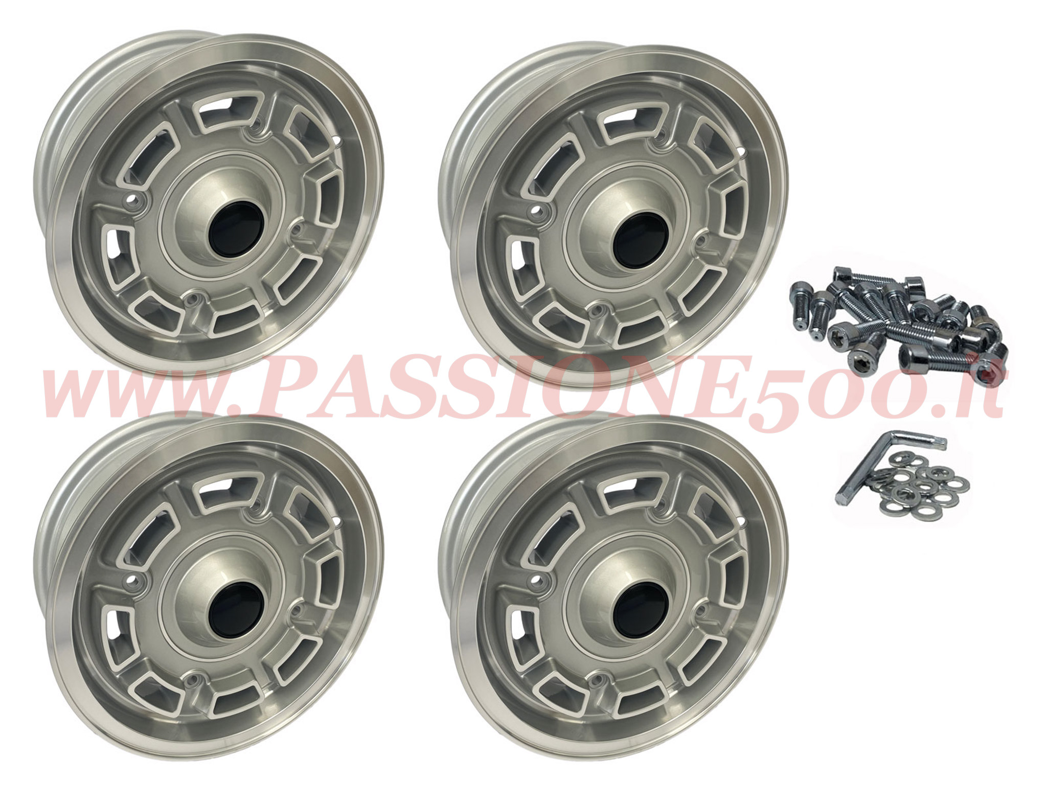 cerchi lambo silver Fiat 500 Giardiniera