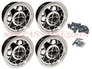 cerchi millemiglia neri Fiat 500 Giardiniera