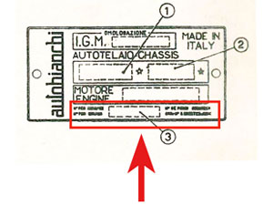 targhetta autobianchi