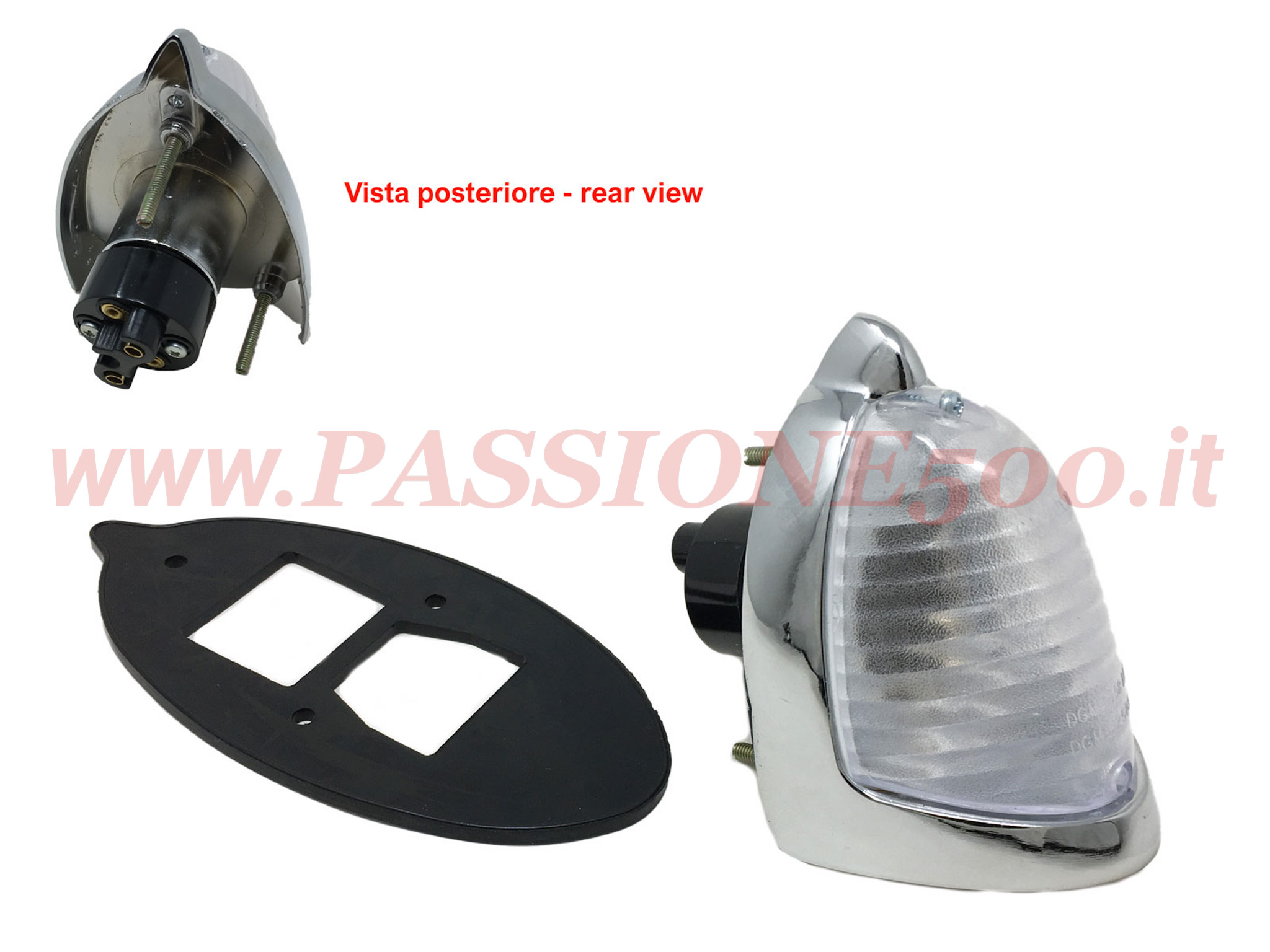 fanalino anteriore cromato autobianchi bianchina