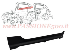 riparo inferiore cristallo laterale destro fiat 600